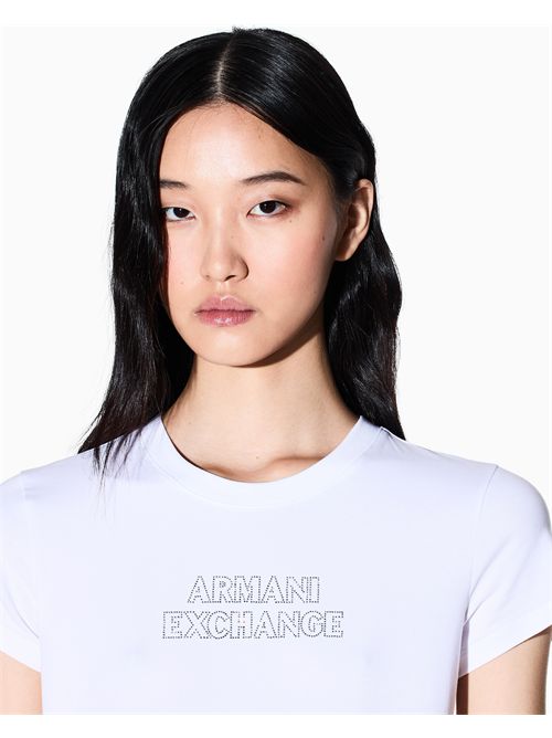 T-shirt slim fit in jersey di cotone stretch ARMANI EXCHANGE | XW002293AF17173/U0002